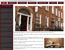 Tablet Screenshot of kieranmulcahysolicitors.com